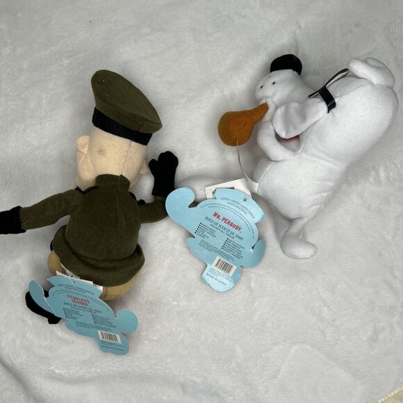 Rocky & Bullwinkle and Friends 2000 CVS COMPLETE SET of 12 Plush Dolls, Tags - Picture 15 of 15